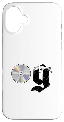 Old School OG Hip Hop Head Vinyl CDs Tapes 80er 90er Retro Hülle für iPhone 16 Plus von Original New Old School Designs