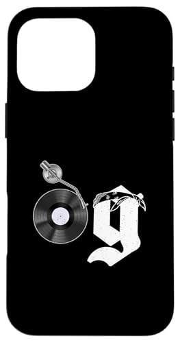 Old School OG Hip Hop Head Vinyl CDs Tapes 80er 90er Retro Hülle für iPhone 16 Pro Max Old School OG Hip Hop Head Vinyl CDs Tapes 80er 90er Retro Hülle für iPhone 16 Pro Max von Original New Old School Designs