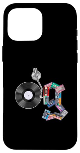 Old School OG Hip Hop Head Vinyl CDs Tapes 80er 90er Retro Hülle für iPhone 16 Pro Max Old School OG Hip Hop Head Vinyl CDs Tapes 80er 90er Retro Hülle für iPhone 16 Pro Max von Original New Old School Designs