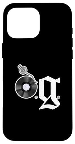 Old School OG Hip Hop Head Vinyl CDs Tapes 80er 90er Retro Hülle für iPhone 16 Pro Max Old School OG Hip Hop Head Vinyl CDs Tapes 80er 90er Retro Hülle für iPhone 16 Pro Max von Original New Old School Designs