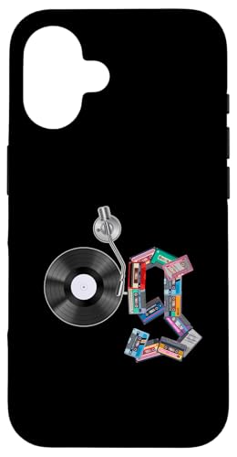 Old School OG Hip Hop Head Vinyl CDs Tapes 80er 90er Retro Hülle für iPhone 16 Old School OG Hip Hop Head Vinyl CDs Tapes 80er 90er Retro Hülle für iPhone 16 von Original New Old School Designs