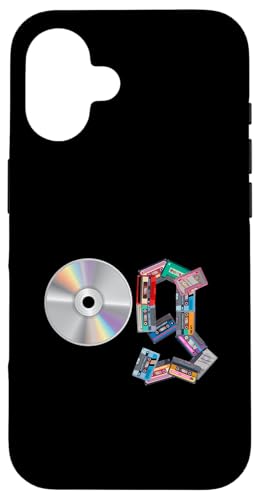 Old School OG Hip Hop Head Vinyl CDs Tapes 80er 90er Retro Hülle für iPhone 16 Old School OG Hip Hop Head Vinyl CDs Tapes 80er 90er Retro Hülle für iPhone 16 von Original New Old School Designs