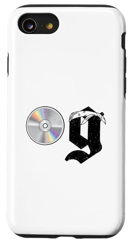 Old School OG Hip Hop Head Vinyl CDs Tapes 80er 90er Retro Hülle für iPhone SE (2020) / 7 / 8 von Original New Old School Designs
