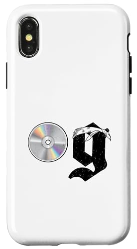 Old School OG Hip Hop Head Vinyl CDs Tapes 80er 90er Retro Hülle für iPhone X/XS Old School OG Hip Hop Head Vinyl CDs Tapes 80er 90er Retro Hülle für iPhone X/XS von Original New Old School Designs