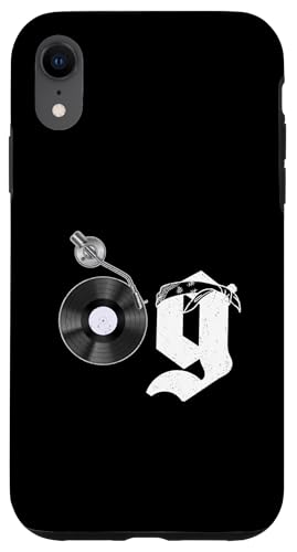 Old School OG Hip Hop Head Vinyl CDs Tapes 80er 90er Retro Hülle für iPhone XR Old School OG Hip Hop Head Vinyl CDs Tapes 80er 90er Retro Hülle für iPhone XR von Original New Old School Designs