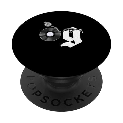 Old School OG Hip Hop Head Vinyl CDs Tapes 80er 90er Retro PopSockets Klebender PopGrip Old School OG Hip Hop Head Vinyl CDs Tapes 80er 90er Retro PopSockets Klebender PopGrip von Original New Old School Designs