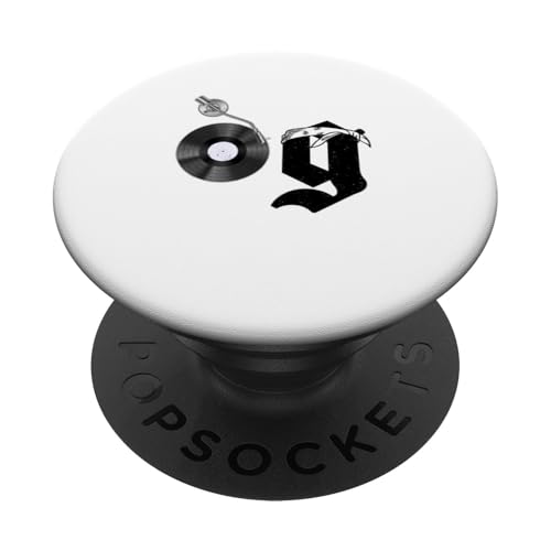 Old School OG Hip Hop Head Vinyl CDs Tapes 80er 90er Retro PopSockets Klebender PopGrip Old School OG Hip Hop Head Vinyl CDs Tapes 80er 90er Retro PopSockets Klebender PopGrip von Original New Old School Designs