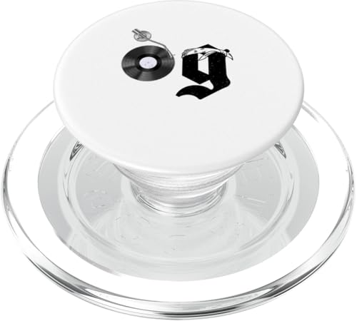 Old School OG Hip Hop Head Vinyl CDs Tapes 80er 90er Retro PopSockets PopGrip für MagSafe Old School OG Hip Hop Head Vinyl CDs Tapes 80er 90er Retro PopSockets PopGrip für MagSafe von Original New Old School Designs