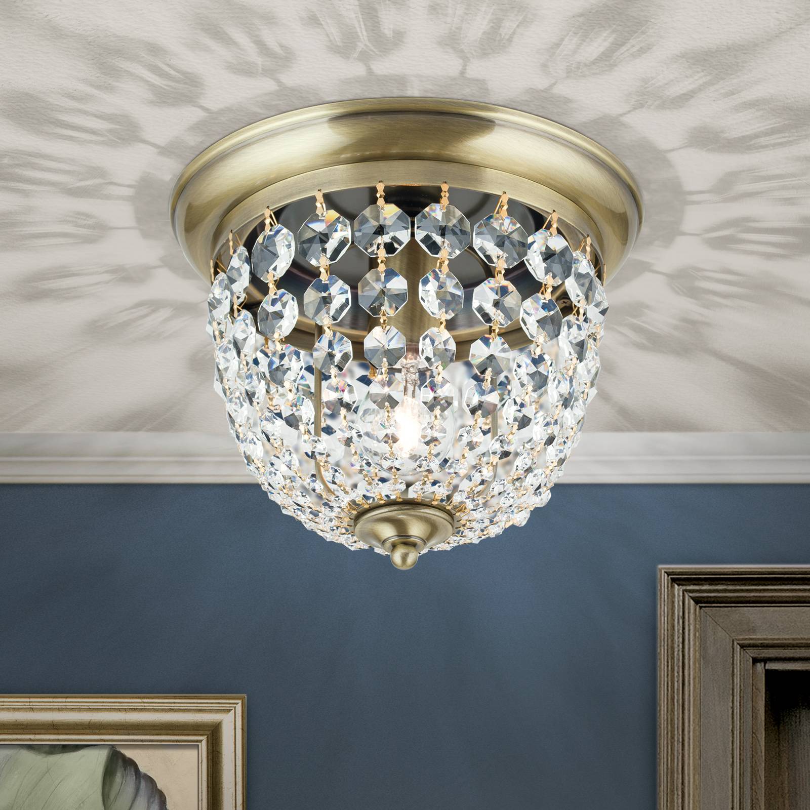 Deckenleuchte Plafond, patina/transparent, Ø 26 cm Deckenleuchte Plafond, patina/transparent, Ø 26 cm von Orion