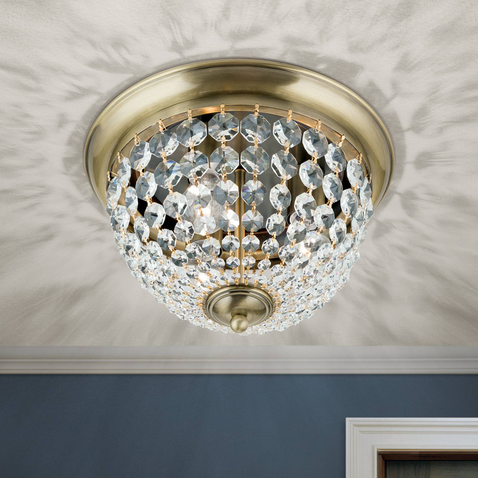 Deckenleuchte Plafond, patina/transparent, Ø 35 cm Deckenleuchte Plafond, patina/transparent, Ø 35 cm von Orion