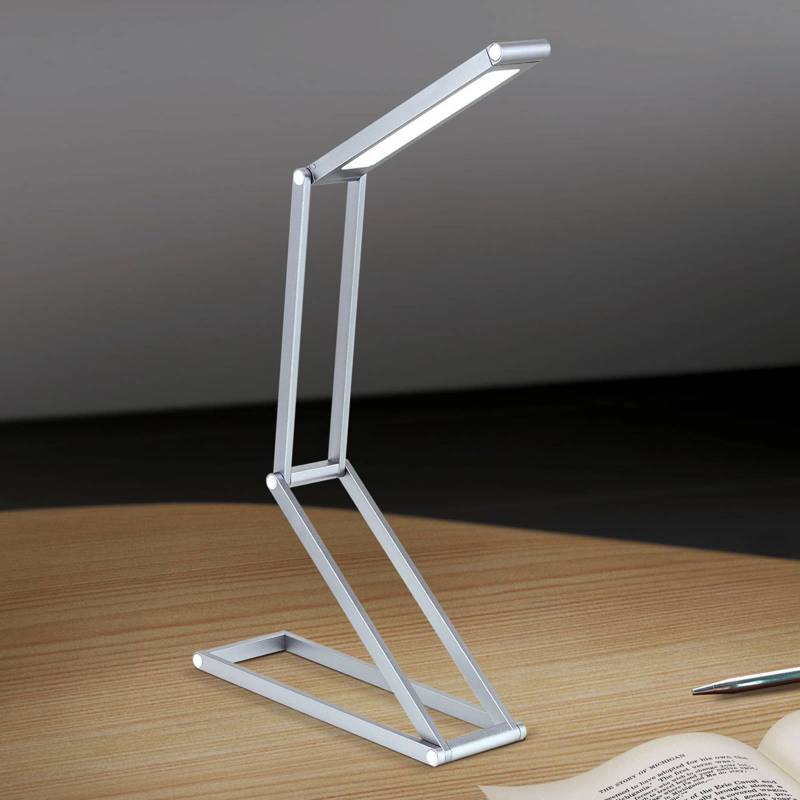 LED-Akkutischleuchte Falto, anthrazit, Alu, verstellbar von Orion