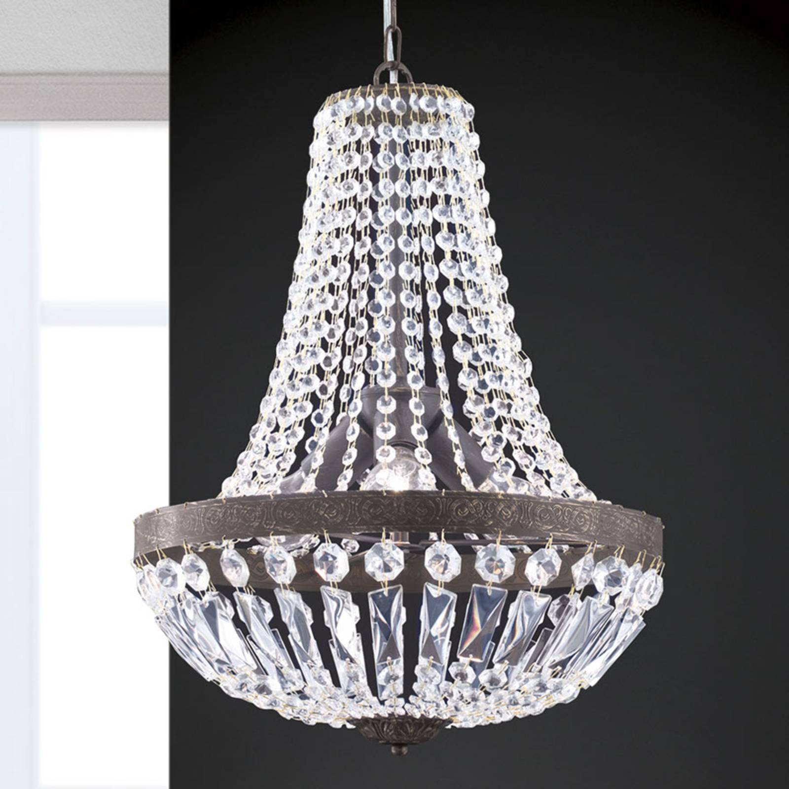 Hängeleuchte Arila, Kristallketten, Ø 40 cm Hängeleuchte Arila, Kristallketten, Ø 40 cm von Orion