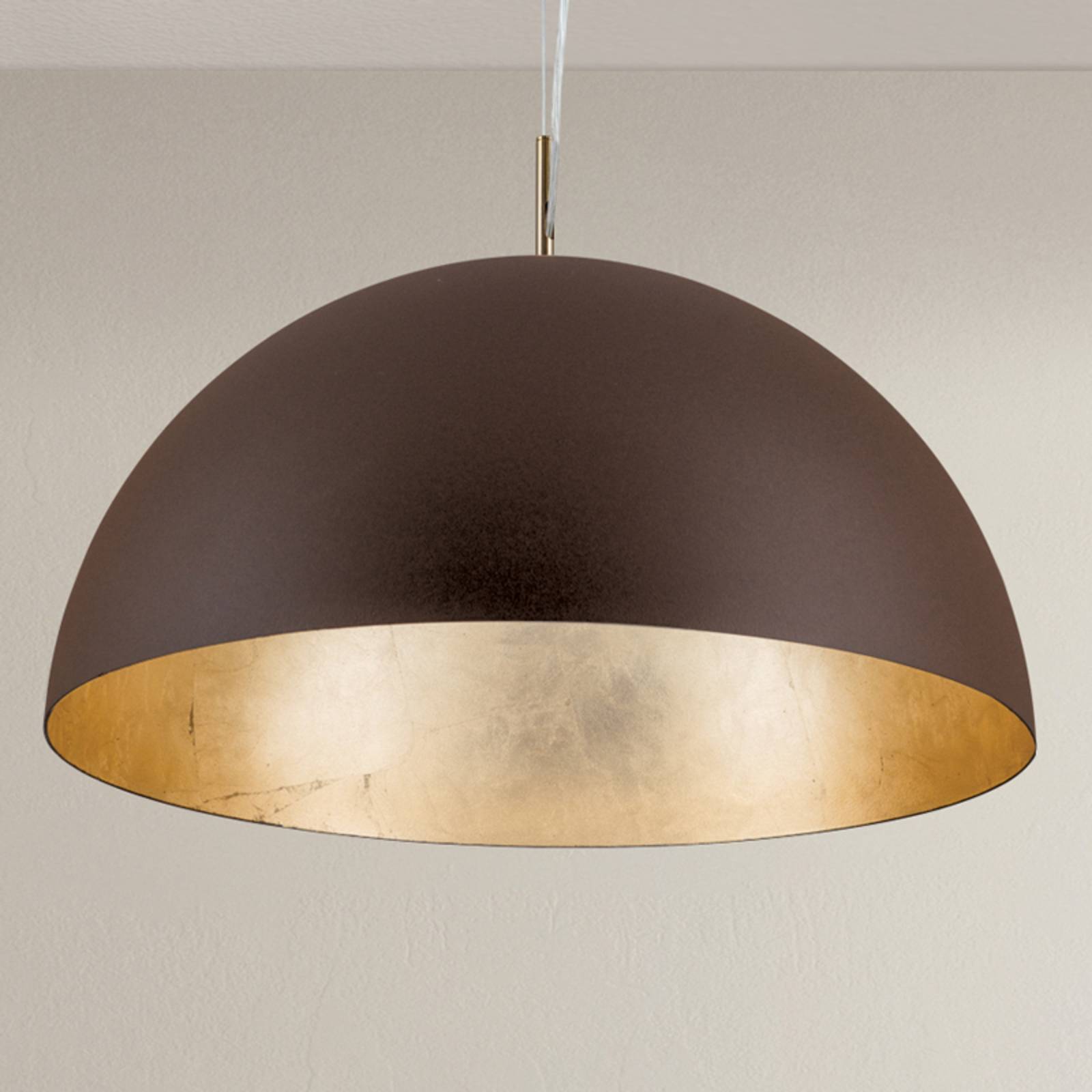 Hängeleuchte Nerry, braun-gold Hängeleuchte Nerry, braun-gold von Orion