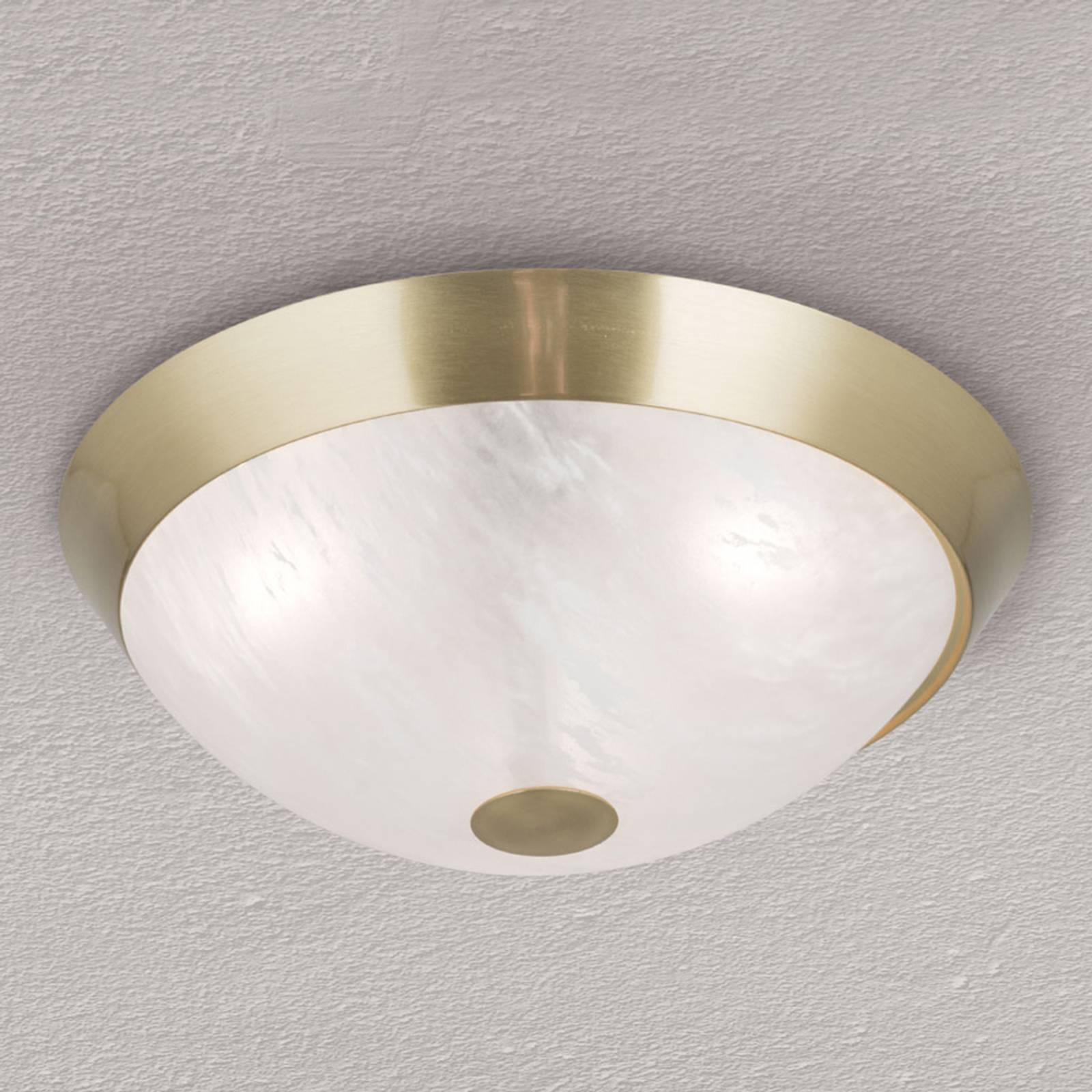 Klassische Deckenlampe Jaya mit Glasschirm, 34 cm von Orion