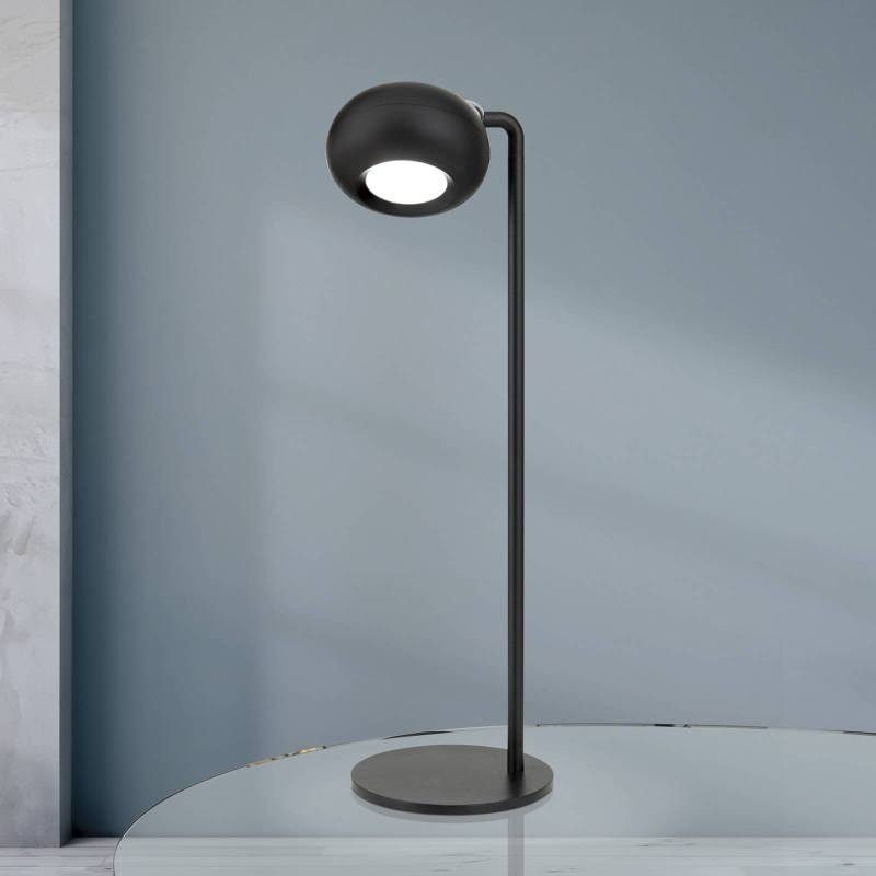 LED-Akku-Tischlampe Kerby, schwarz, Höhe 40 cm, Stahl/Alu von Orion