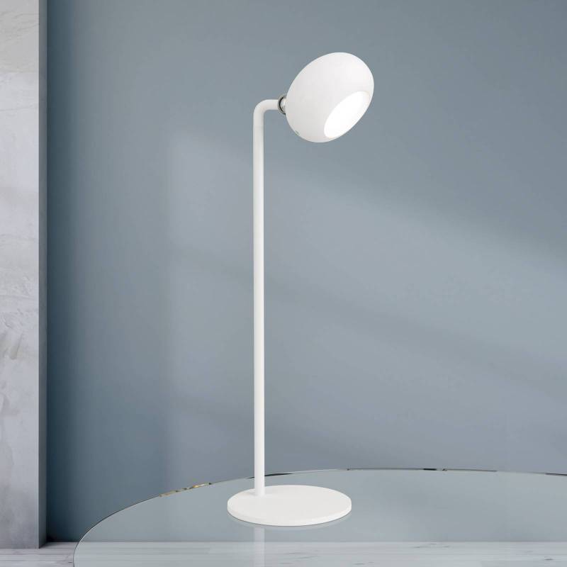 LED-Akku-Tischlampe Kerby, weiß, Höhe 40 cm, Stahl/Alu, CCT von Orion