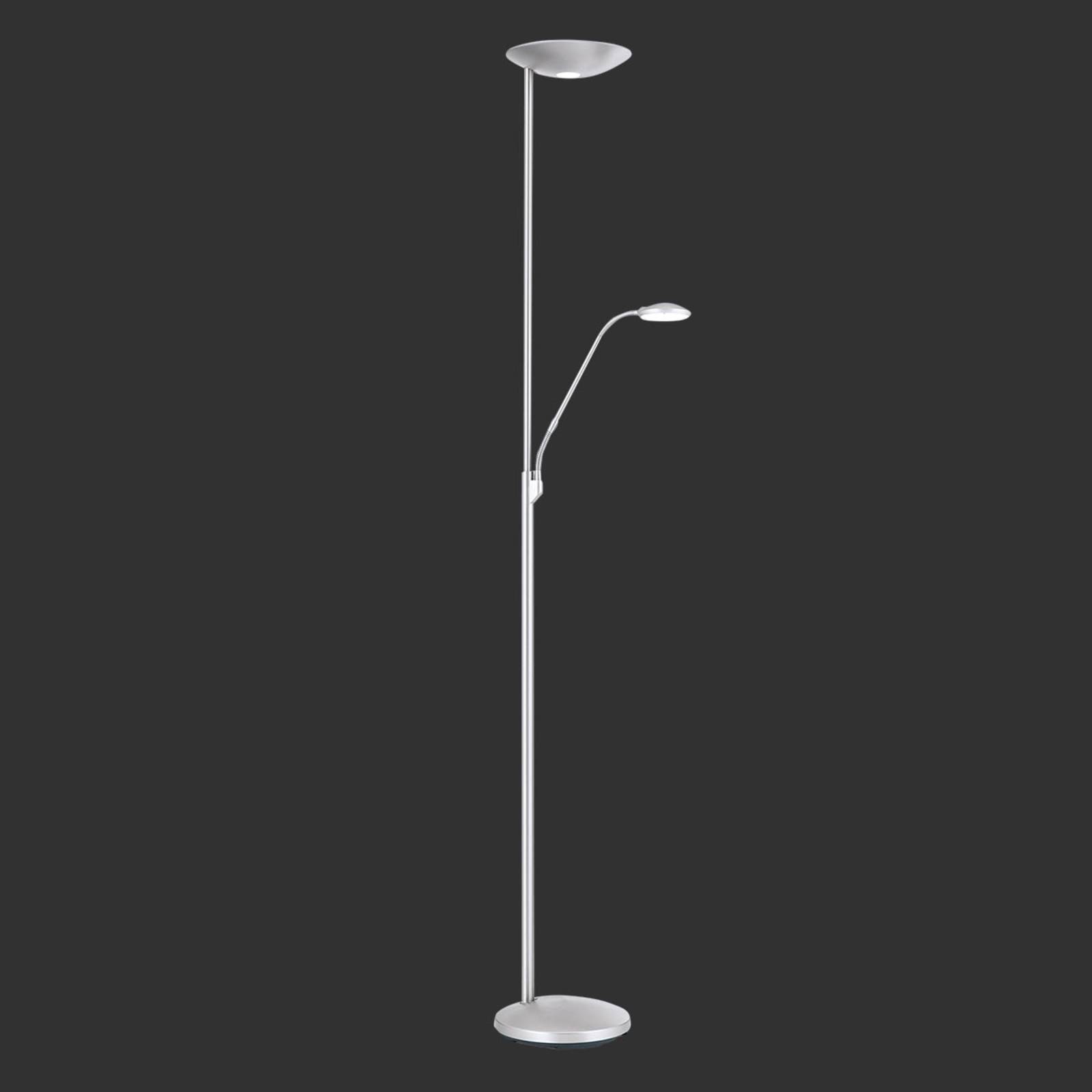LED-Deckenfluter Cobra mit Leselampe nickel LED-Deckenfluter Cobra mit Leselampe nickel von Orion
