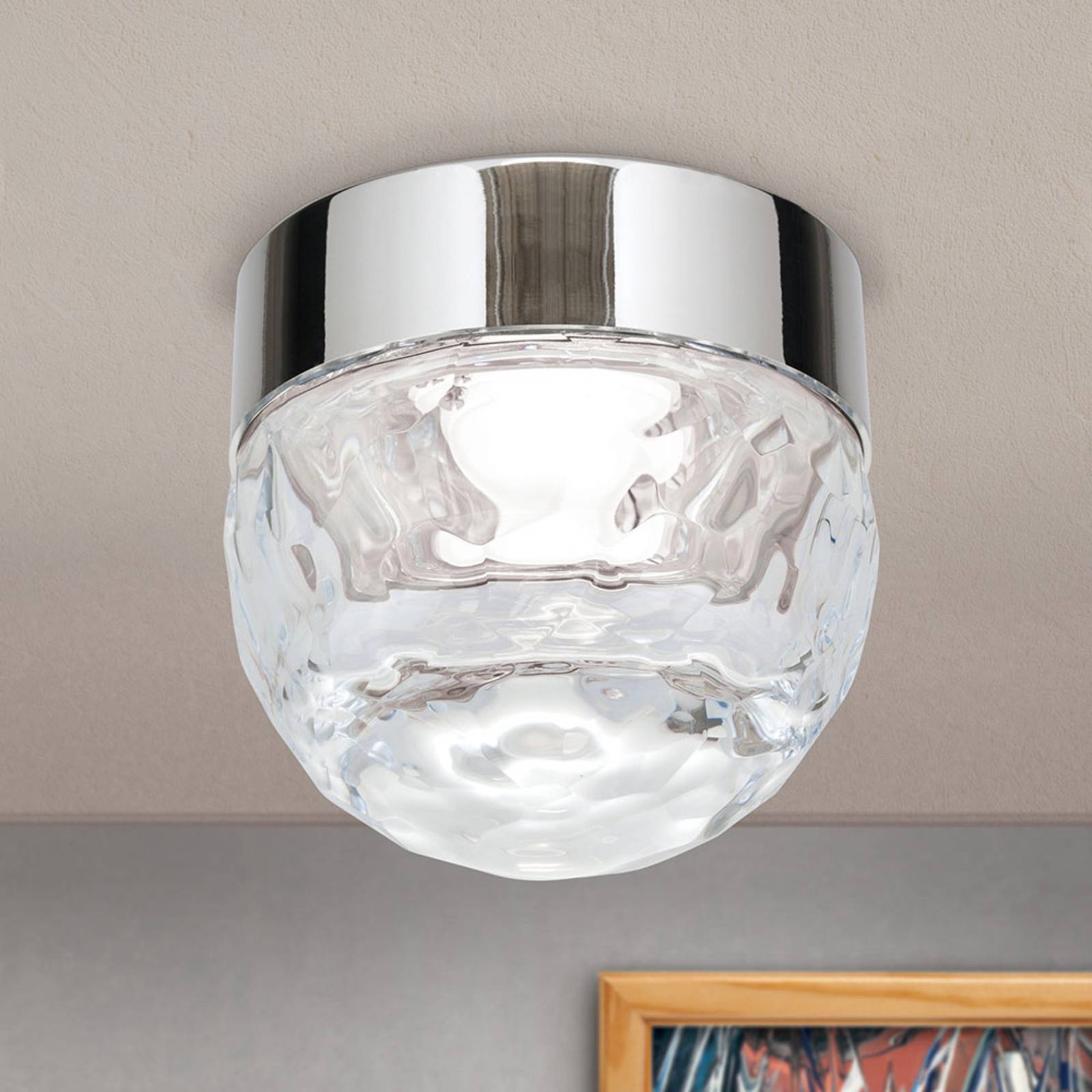 LED-Deckenleuchte Ball einflammig, nickel, rund LED-Deckenleuchte Ball einflammig, nickel, rund von Orion