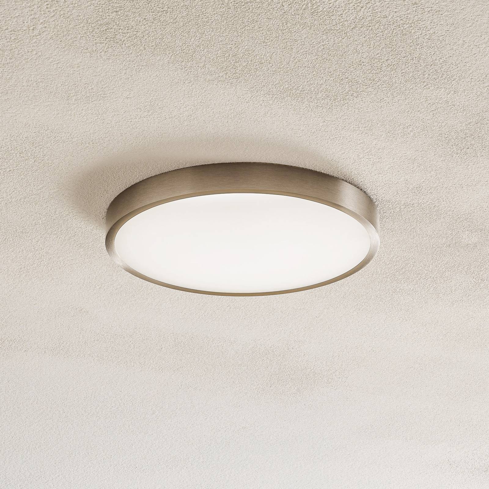 LED-Deckenleuchte Bully, nickel-matt, Ø 24 cm LED-Deckenleuchte Bully, nickel-matt, Ø 24 cm von Orion