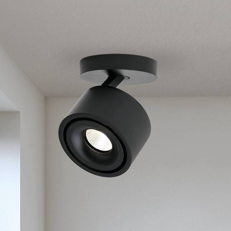 LED-Deckenstrahler Specter, schwarz, Ø 8,4 cm, Aluminium von Orion