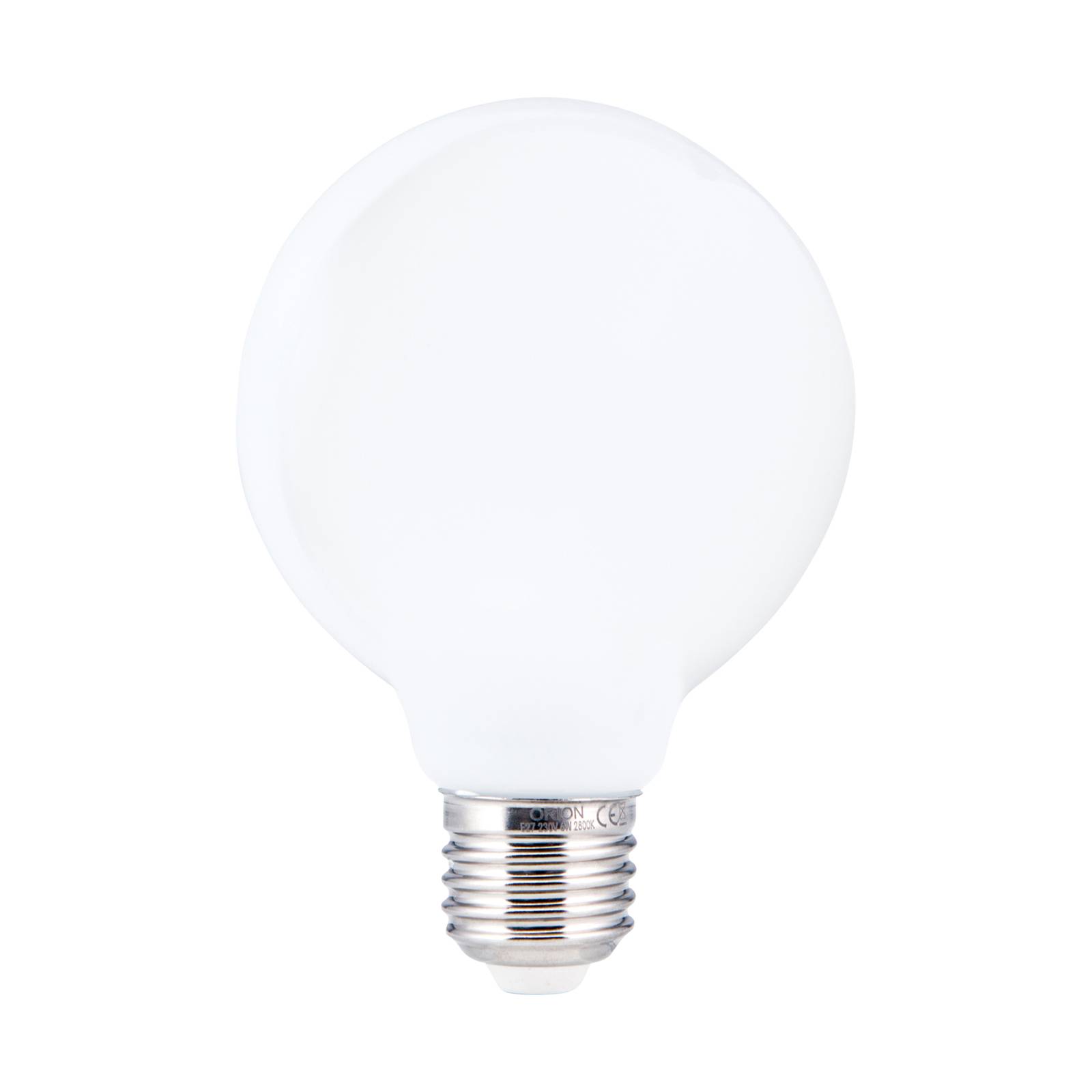 LED-Globelampe E27 6W G80 opal dimmbar von Orion