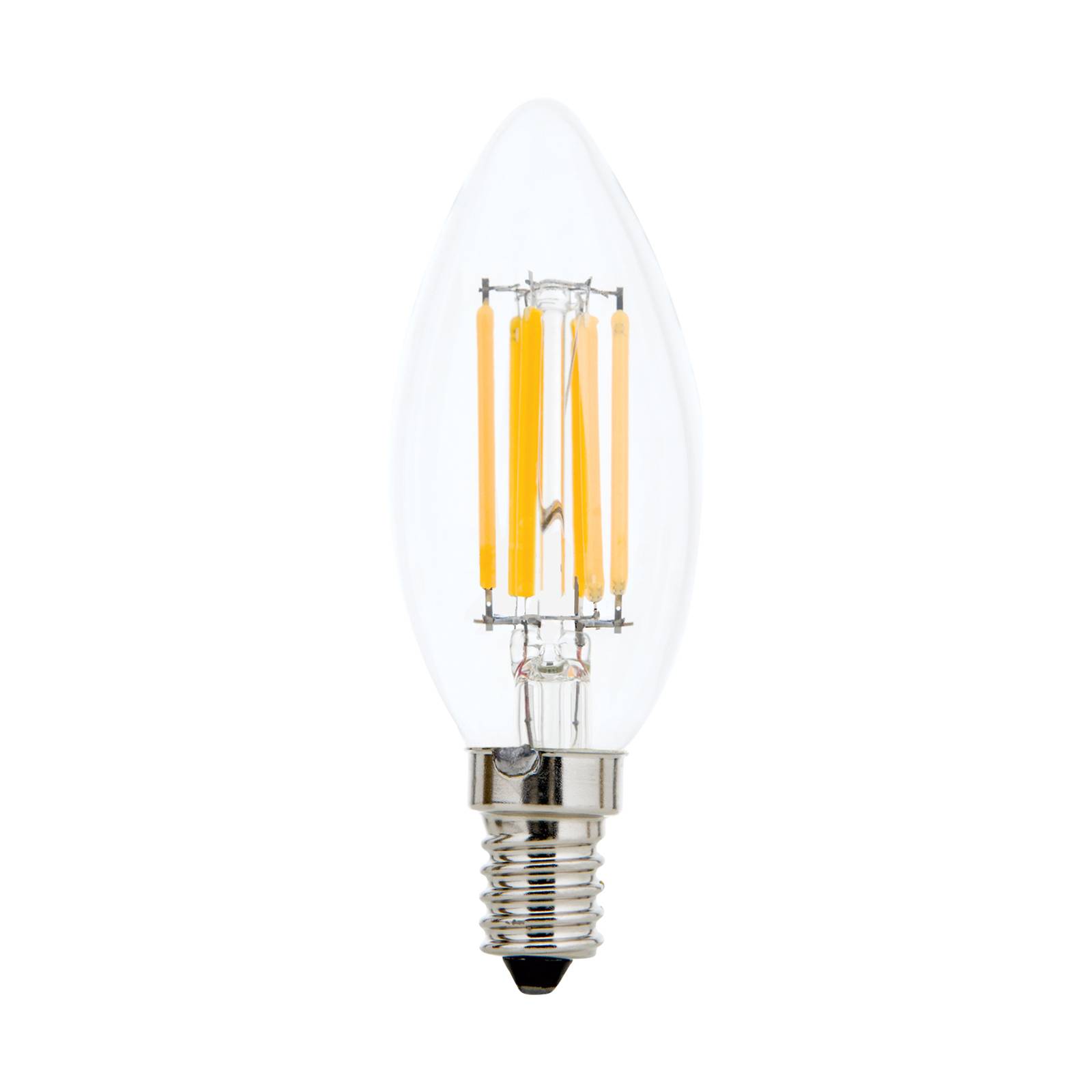 LED-Kerzenlampe E14 4,5W C35 Filament 827 dimmbar von Orion