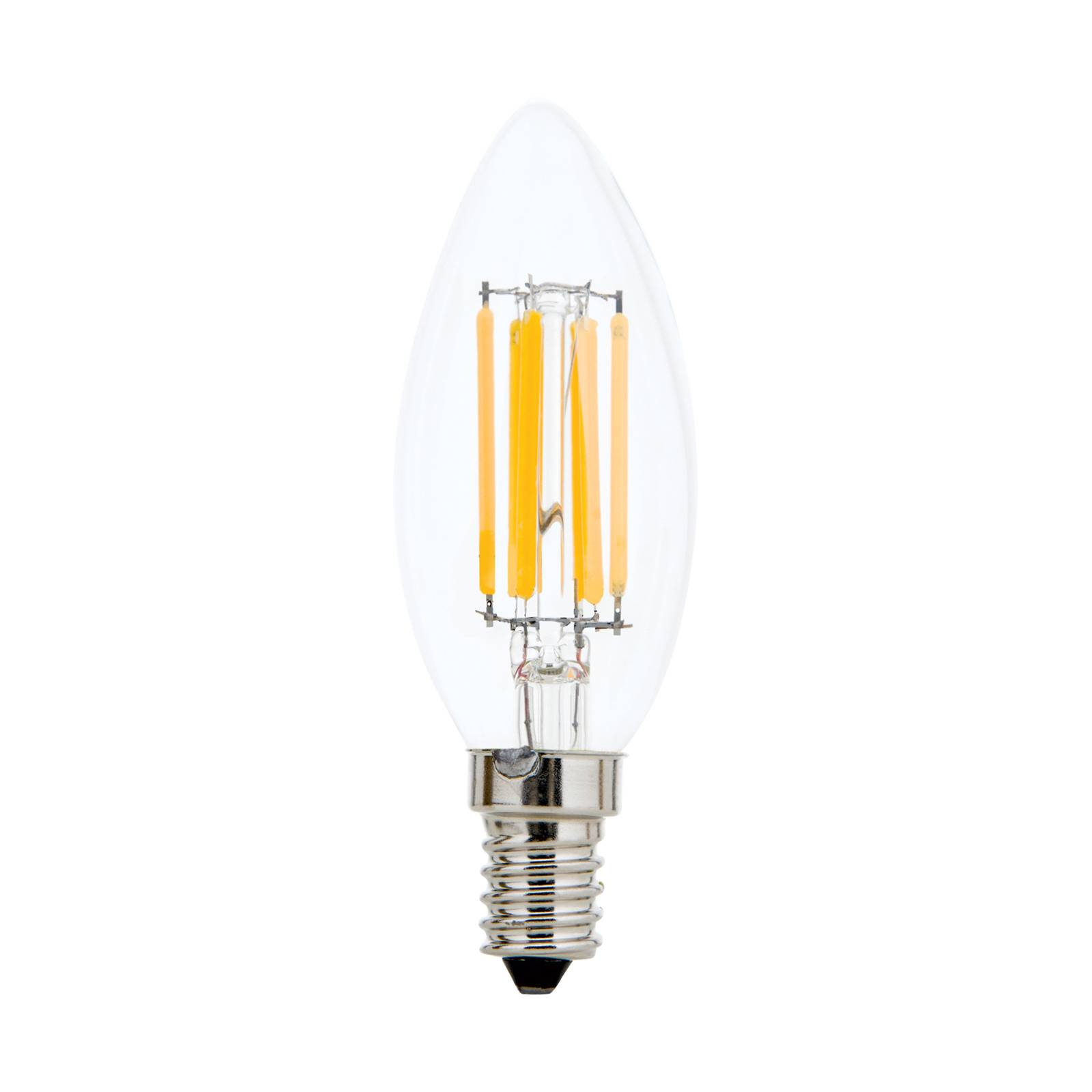 LED-Kerzenlampe E14 5W Filament klar 827 dimmbar LED-Kerzenlampe E14 5W Filament klar 827 dimmbar von Orion