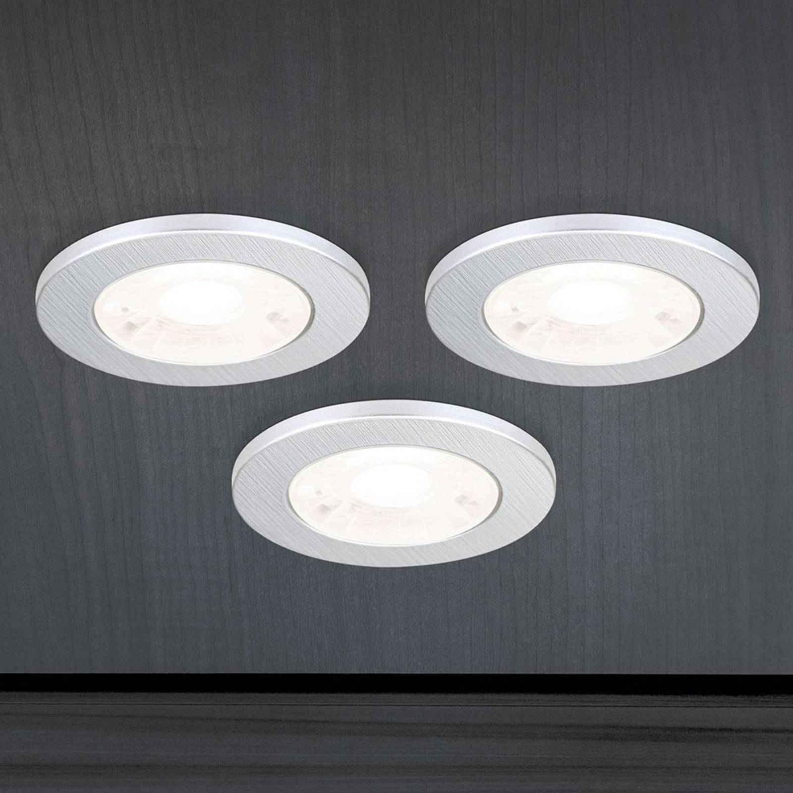 LED-Möbeleinbaustrahler Artist 3er-Set silber LED-Möbeleinbaustrahler Artist 3er-Set silber von Orion