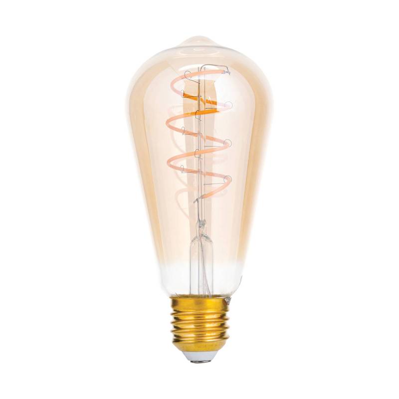LED-Rustikalampe E27 ST64 4W amber 2.200K dimmbar von Orion