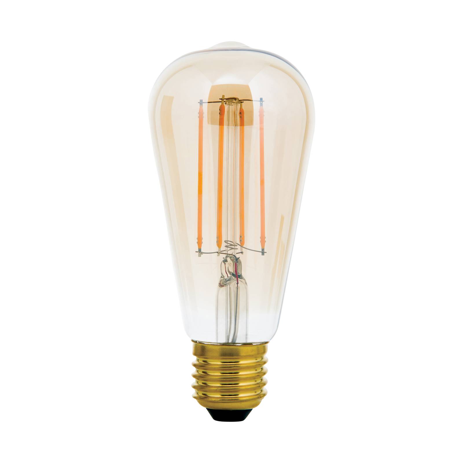 LED-Rustikalampe E27 ST64 6W amber 2.200K dimmbar von Orion