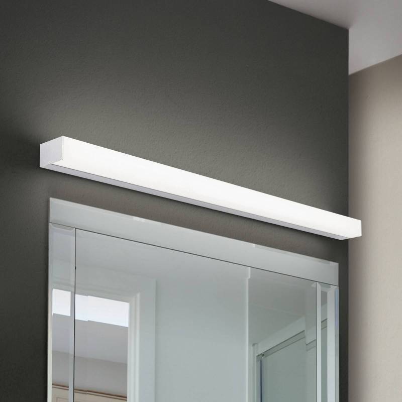LED-Spiegelleuchte Horizon, Breite 90 cm, chrom, IP44 von Orion