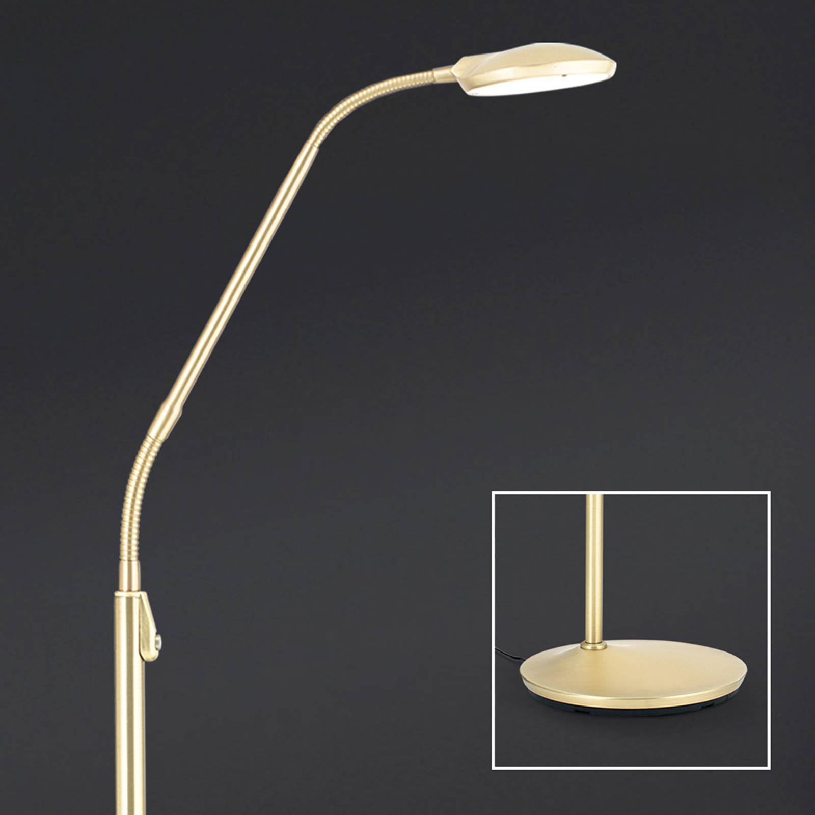 LED-Stehlampe Cobra mit wechselbarer Lichtfarbe von Orion