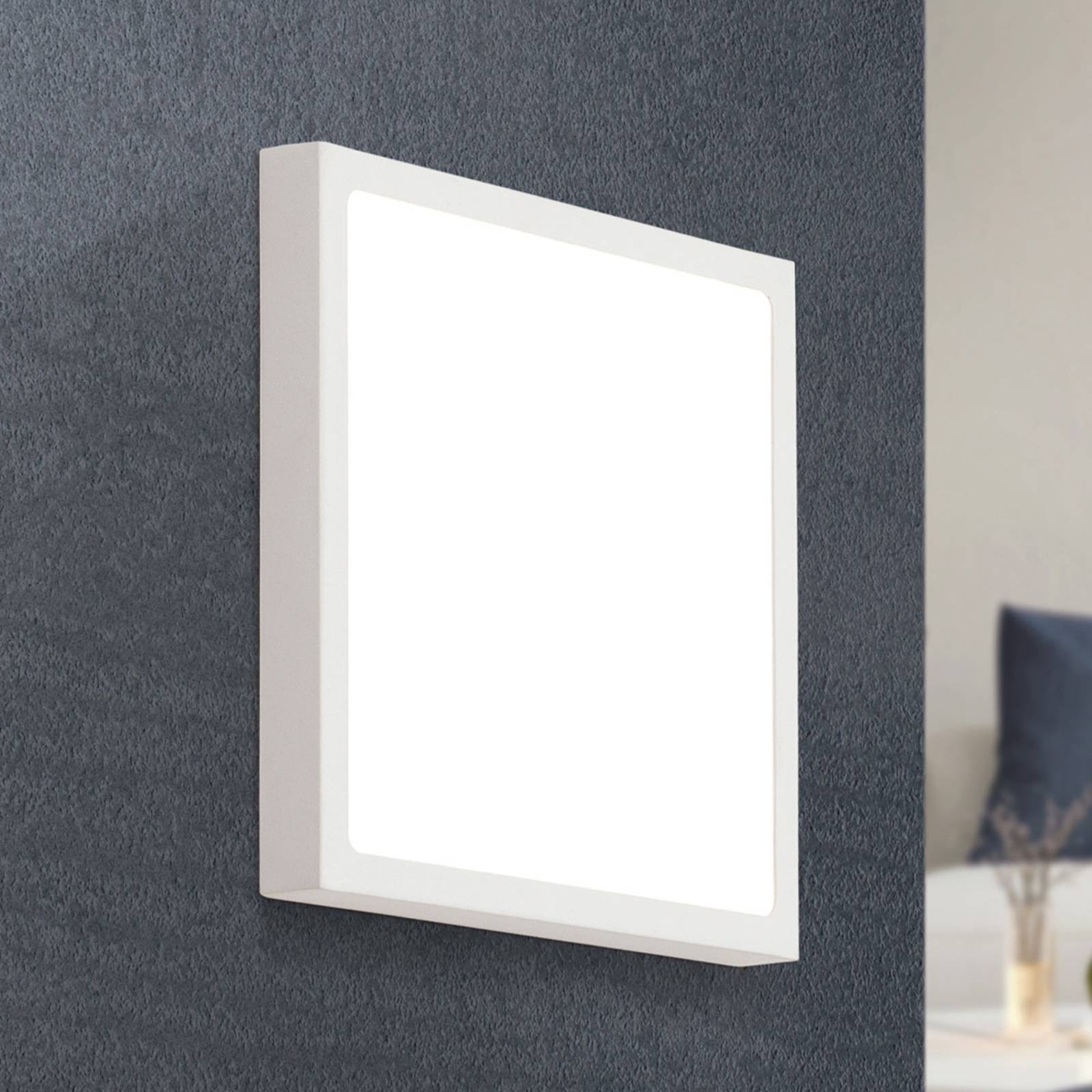 LED-Wandleuchte Vika, Quadrat, weiß, 23x23cm LED-Wandleuchte Vika, Quadrat, weiß, 23x23cm von Orion