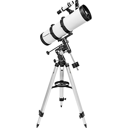 Orion Observer 134 mm äquatoriales Reflektor-Teleskop für Astronomie-Anfänger bis Fortgeschrittene. Tragbar und dennoch stabil für Erwachsene und Familien, Sternenbeobachtung von Orion