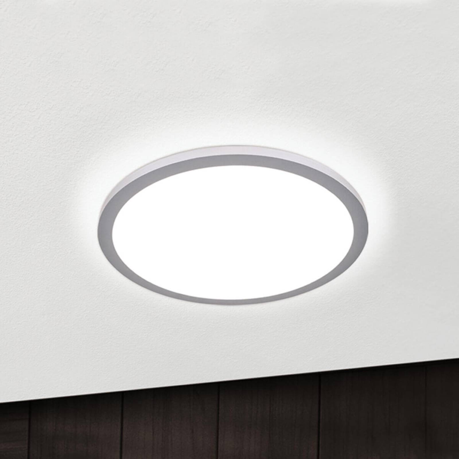 Titanfarbene LED-Deckenlampe Aria, dimmbar - 40 cm von Orion