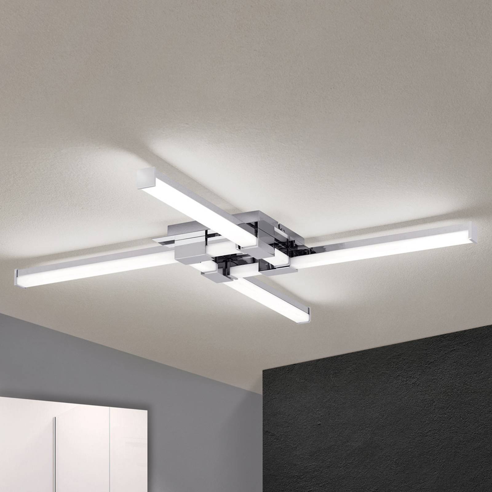 Vierflammige LED-Bad-Deckenleuchte Argo Vierflammige LED-Bad-Deckenleuchte Argo von Orion