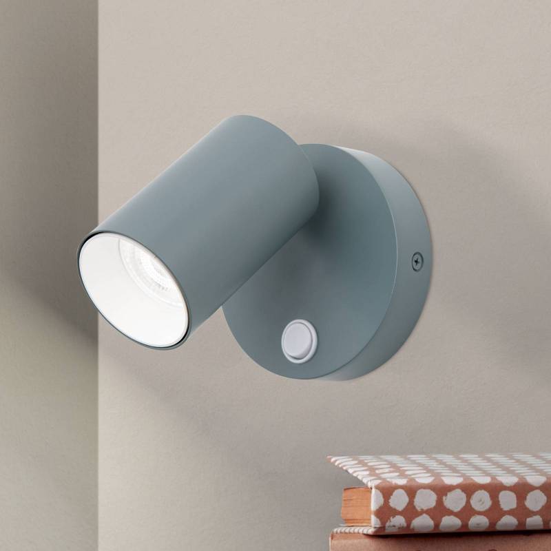 Wandstrahler Penn, lichtgrün, Ø 10,5 cm, Stahl/Aluminium von Orion