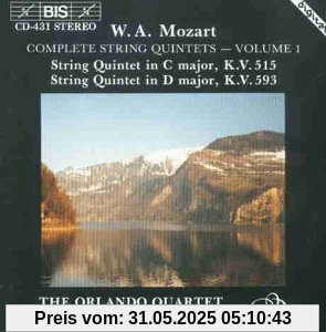 Mozart Complete String Quartets Vol. 1 von Orlando Quartet