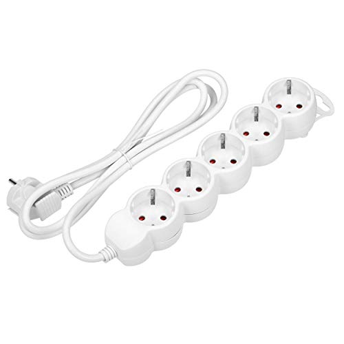 ORNO 5-Fach Steckdosenleiste mit Kindersicherung 2300W (3m) von Orno