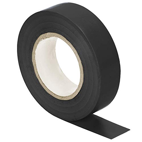 Orno Isolierband 10er Set Flammhemmend 19 mm breit, 0,13 mm dick, 20 m lang (Schwarz) von Orno