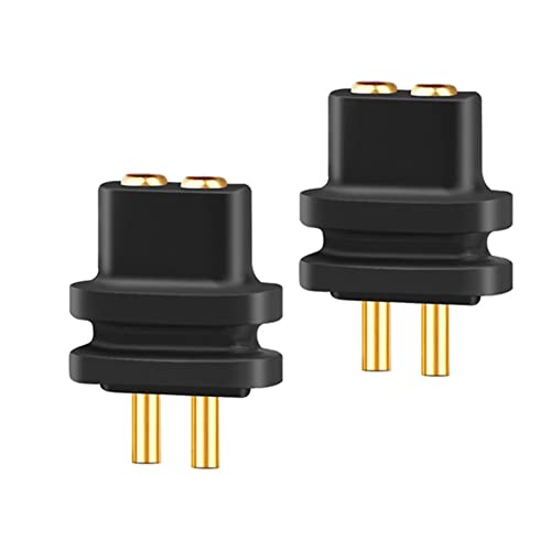 Orolotay 2 Stück 2 Pin 0,78 mm Buchse Doppelnadelbuchse Kopfhörer Konvexe Buchse für 0,7-0,8 mm Steckerstift Schwarz Orolotay 2 Stück 2 Pin 0,78 mm Buchse Doppelnadelbuchse Kopfhörer Konvexe Buchse für 0,7-0,8 mm Steckerstift Schwarz von Orolotay