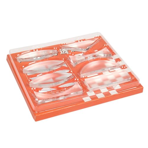 Orolotay Optisches Experimentierset Aus Acryl, Dreieckiges Prisma, Konvexe Linse, Konkaver, 8-Teilig für Linsenabbildungsquelle, Wissenschaft, Physik Orolotay Optisches Experimentierset Aus Acryl, Dreieckiges Prisma, Konvexe Linse, Konkaver, 8-Teilig für Linsenabbildungsquelle, Wissenschaft, Physik von Orolotay
