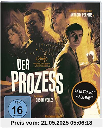 Der Prozess - 60th Anniversary Edition (+ Blu-ray) von Orson Welles