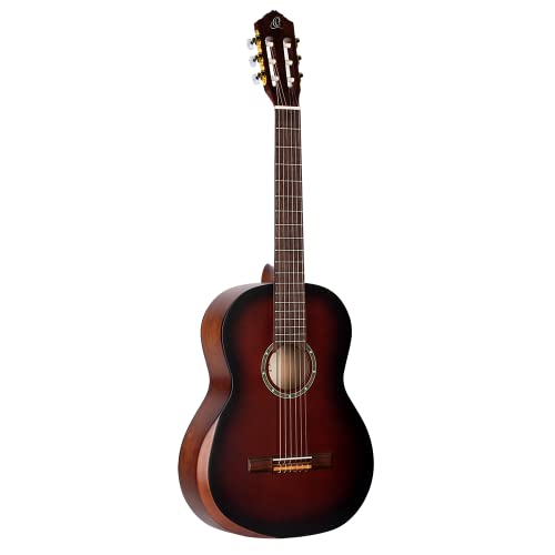 ORTEGA Family Series Pro Akustikgitarre 6 String DeLuxe - Bourban Fade Semi gloss Finish (R55DLX-BFT) von Ortega Guitars