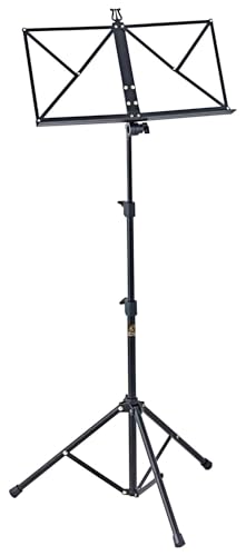 Ortega Guitars Portable Music Stand – Höhenverstellbarer Notenständer – Inklusive Tragetasche – Aluminium, Schwarz (OMS-1BK) von Ortega Guitars