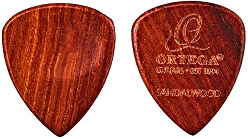 ORTEGA Sandelholz Picks OGPW-SW2 - gebogen/ 2er Pack ORTEGA Sandelholz Picks OGPW-SW2 - gebogen/ 2er Pack von Ortega Guitars