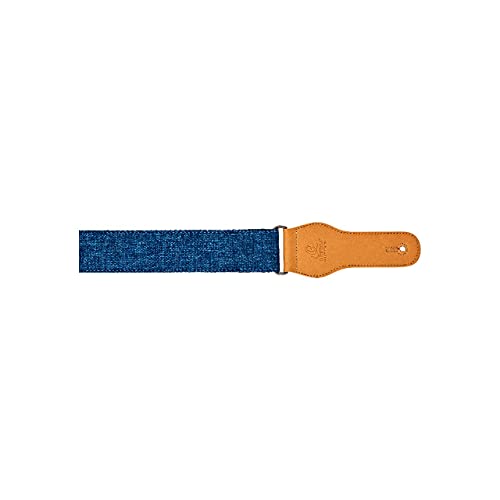 Ortega Guitars Gitarrengurt Länge Verstellbar - Akustik Gitarre / Bass, E-Gitarre, E-Bass - Casual Series – Baumwolle, Blau (OCS-270) von Ortega Guitars