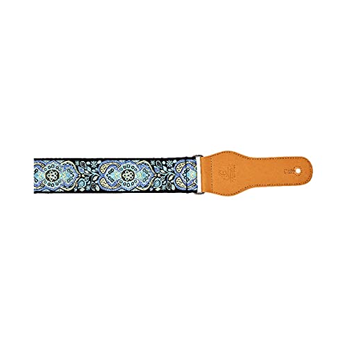 Ortega Guitars Gitarrengurt Länge Verstellbar - Akustik Gitarre / Bass, E-Gitarre, E-Bass - Creative Series – Baumwolle, Classic Blue (OCS-550) von Ortega Guitars