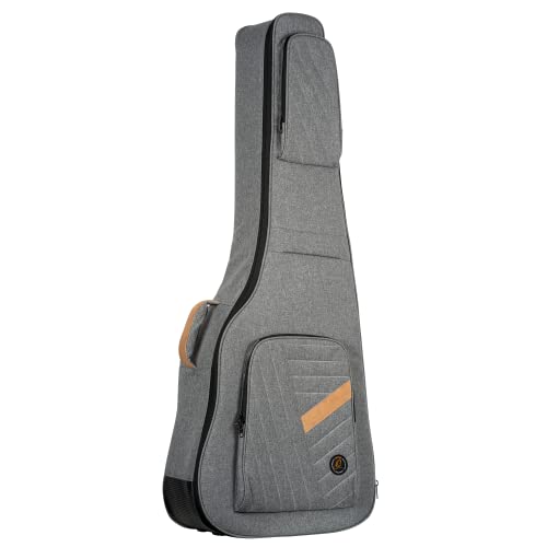 Ortega Guitars Deluxe Bass Gigbag - Akustik Bass Tasche - Höhe 128 cm - Breite 48 cm - Baumwolle, Grau (OGBAB-DLX-GY) von Ortega Guitars
