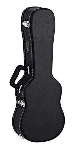 Ortega Guitars Economy Ukulele Hardcase - Tasche für Tenor Ukulele - Höhe 71 cm - Vinyl, Schwarz (OUCSTD-TE) von Ortega Guitars